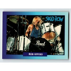 Skid Row Rob Affuso 1991 Rockcards Brockum #263